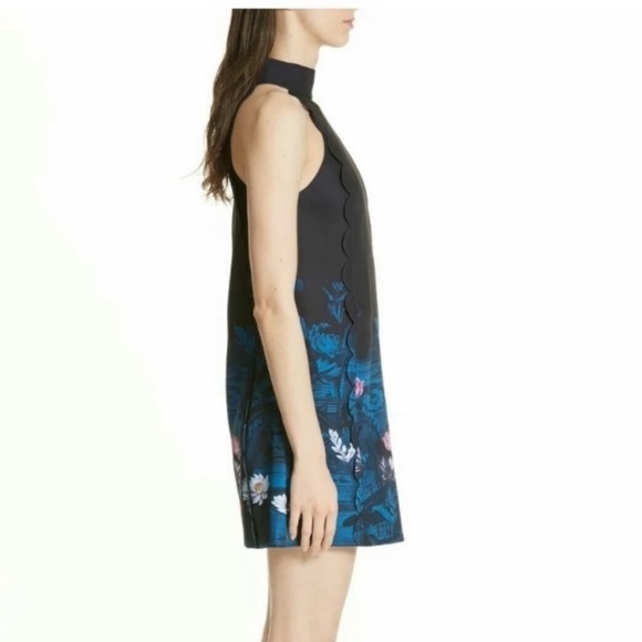 Ted Baker Dress Eurela Scalloped Floral - Picture 5 of 12